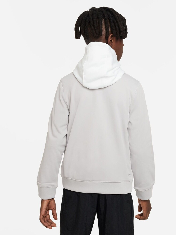 Gris/Blanc - Sweat à capuche Nike Repeat à fermeture éclair complète - Image 2 de 6