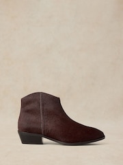White Stuff Mae Leather Pony Ankle Boots - Image 1 of 5