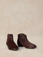 White Stuff Mae Leather Pony Ankle Boots - Image 2 of 5