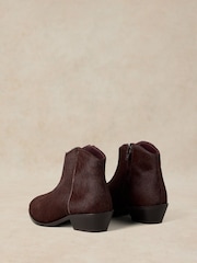 White Stuff Mae Leather Pony Ankle Boots - Image 3 of 5
