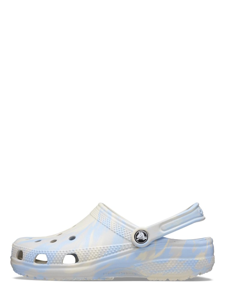 Crocs Classic Unisex Marbled Clogs - Image 2 of 7