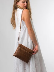 Pure Luxuries London Finola Nappa Leather Cross-Body Bag - Image 2 of 6