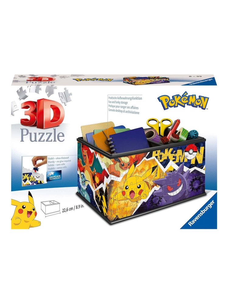 Ravensburger Pokemon Storage Box 3D 216 Piece Puzzle - Image 1 of 4