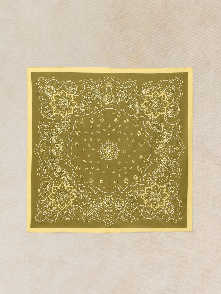 Buy White Stuff Green Ellie Square Printed Scarf from the Next UK ...