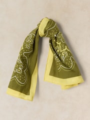 Buy White Stuff Green Ellie Square Printed Scarf from the Next UK ...