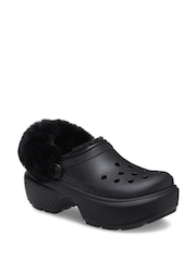 Crocs Black Stomp Lined Winter Clogs - Image 2 of 4