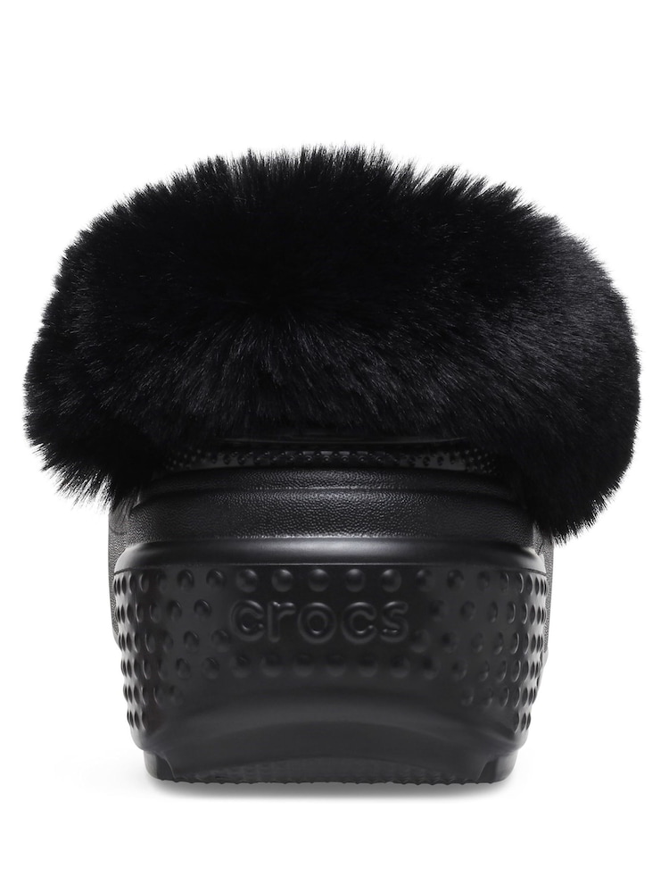 Crocs Black Stomp Lined Winter Clogs - Image 3 of 4