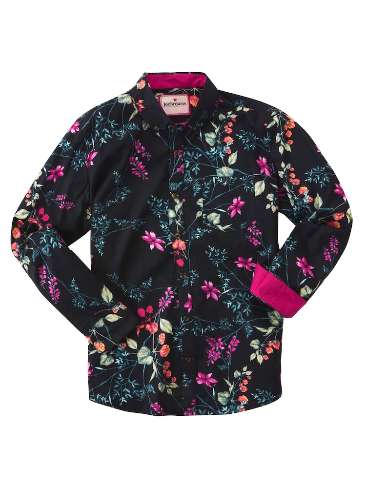 Joe Browns Black Pop of Colour Shirt - Image 5 of 5