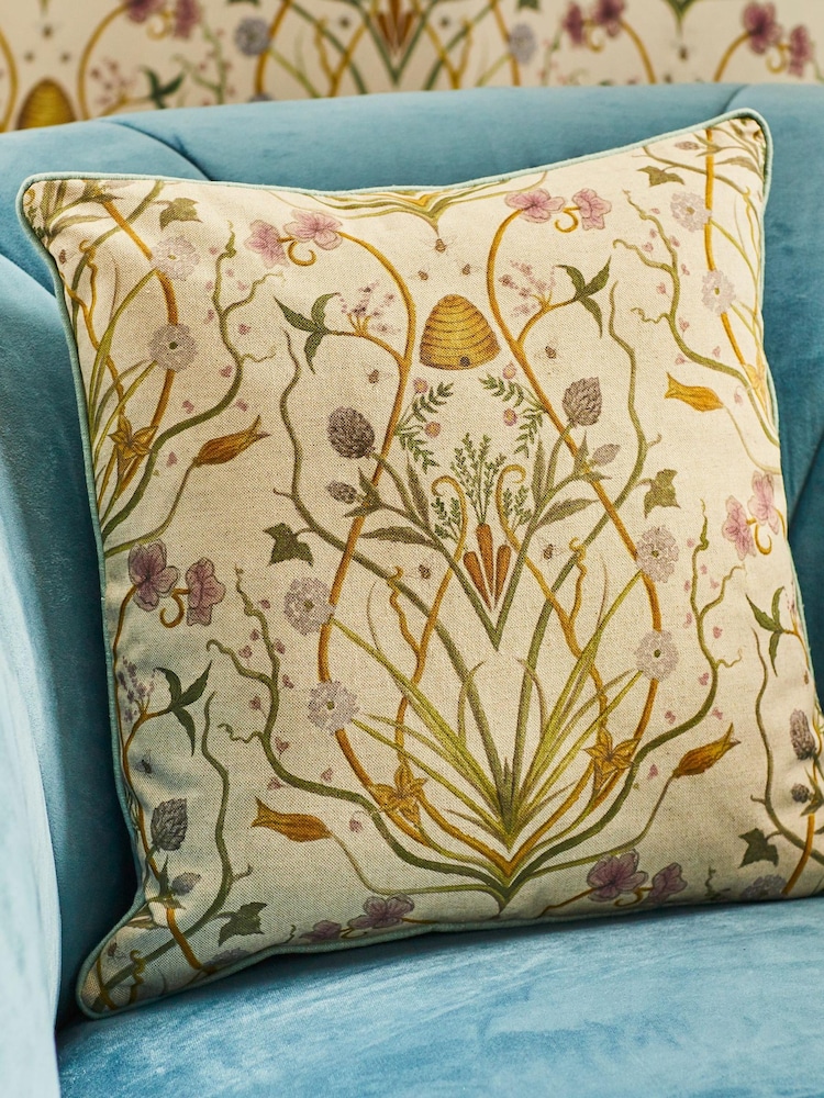 The Chateau by Angel Strawbridge Natural Potagerie Linen Cushion - Image 2 of 4