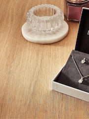 Beaverbrooks 9ct Cubic Zirconia Pendant & Earrings Set - Image 2 of 4