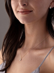 Beaverbrooks 9ct Cubic Zirconia Pendant & Earrings Set - Image 3 of 4