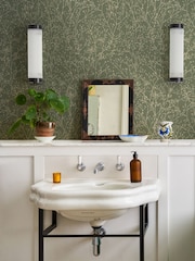 Clarissa Hulse Lichen  Pewter Gypsophila A4 Wallpaper Sample - Image 1 of 2