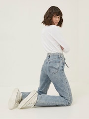 FatFace Blue Dalston Straight Jeans - Image 2 of 5