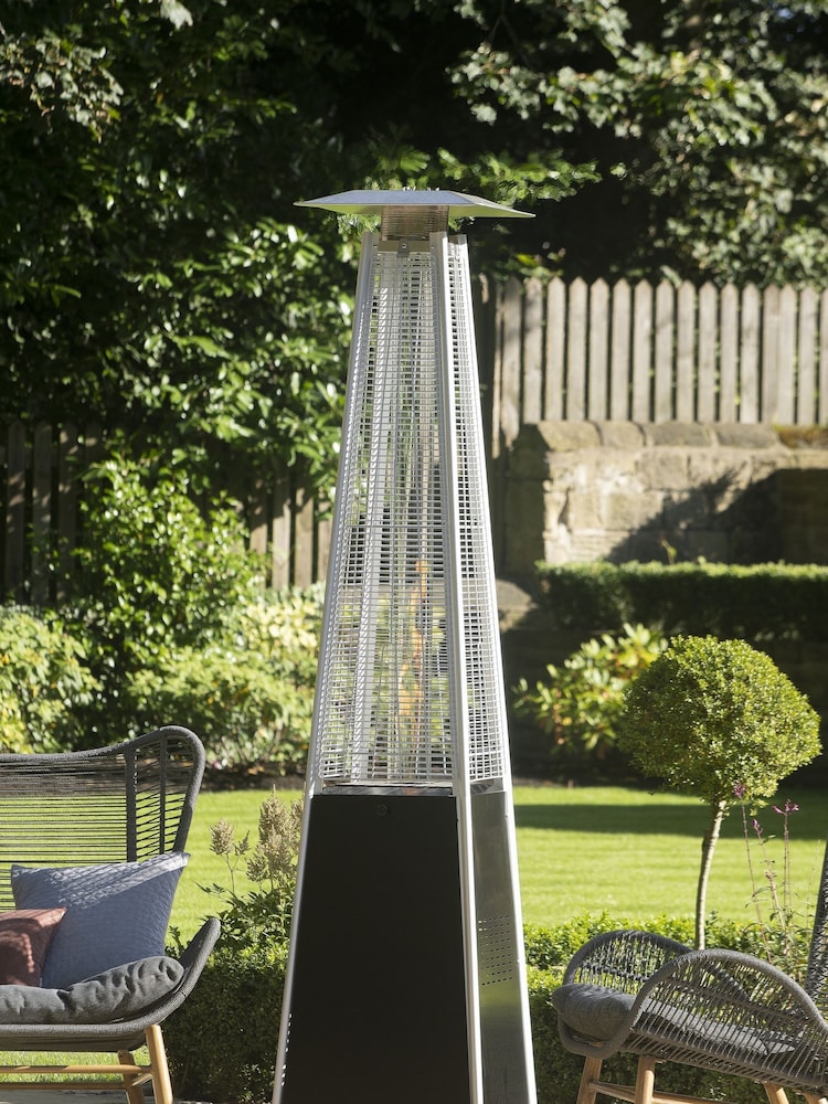 Pacific Black Garden Quadrilateral Outdoor Patio Heater - Image 1 of 5