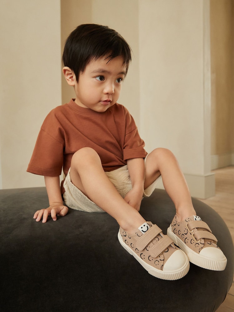 Neutral Smile Touch Fastening Bumptoe Shoes - Image 2 of 8