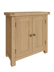 K Interiors Oak Canterbury Solid Wood Cupboard - Image 2 of 6