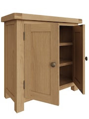 K Interiors Oak Canterbury Solid Wood Cupboard - Image 4 of 6