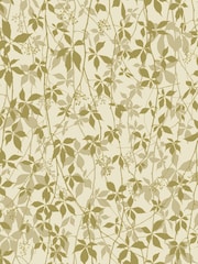 Clarissa Hulse Buttermilk  Gold Virginia Creeper A4 Wallpaper Sample - Image 2 of 3