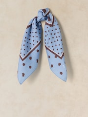 Синій - White Stuff Millie Square Scarf - Image 3 of 5