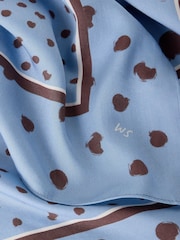 Синій - White Stuff Millie Square Scarf - Image 5 of 5