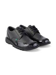 Kickers Black Lo Classic Brogues - Image 1 of 9