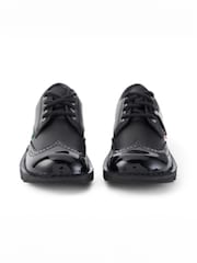 Kickers Black Lo Classic Brogues - Image 5 of 9