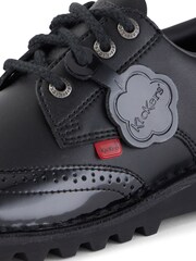 Kickers Black Lo Classic Brogues - Image 8 of 9