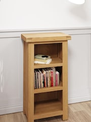 K Interiors Oak Canterbury Solid Wood Narrow Bookcase - Image 1 of 6