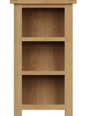 K Interiors Oak Canterbury Solid Wood Narrow Bookcase - Image 3 of 6