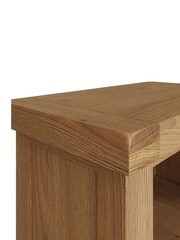 K Interiors Oak Canterbury Solid Wood Narrow Bookcase - Image 5 of 6