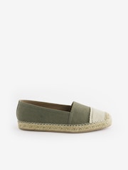 Kaki zelena - Espadrile s kapo Forever Comfort® - Slika 2 iz 3