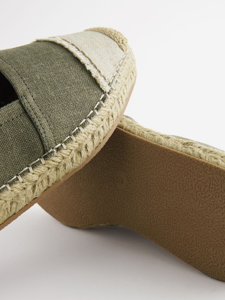 Kaki zelena - Espadrile s kapo Forever Comfort® - Slika 3 iz 3