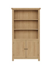 K Interiors Oak Canterbury Solid Wood Large Bookcase - Image 3 of 6