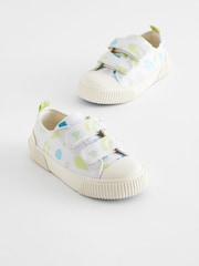 Neutral Fluro Print Touch Fastening Bumptoe Shoes - Image 1 of 5