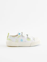 Neutral Fluro Print Touch Fastening Bumptoe Shoes - Image 2 of 5