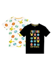 Character Green Pokémon 2 Multipack Short Sleeve 100% Cotton T-Shirt - Image 1 of 5