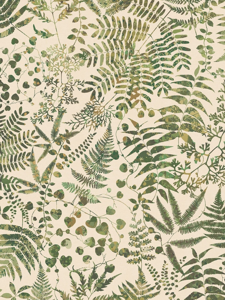 Clarissa Hulse Pistachio Cloud Forest A4 Wallpaper Sample - Image 2 of 3