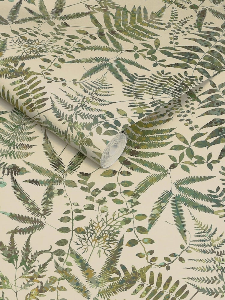 Clarissa Hulse Pistachio Cloud Forest A4 Wallpaper Sample - Image 3 of 3