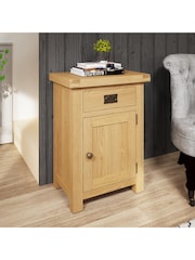 K Interiors Oak Canterbury Solid Wood Small Cupboard - Image 1 of 6