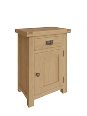 K Interiors Oak Canterbury Solid Wood Small Cupboard - Image 2 of 6