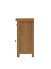 K Interiors Oak Canterbury Solid Wood Small Cupboard - Image 3 of 6