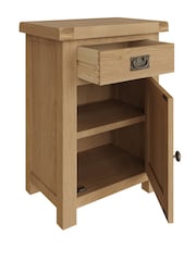 K Interiors Oak Canterbury Solid Wood Small Cupboard - Image 5 of 6