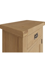 K Interiors Oak Canterbury Solid Wood Small Cupboard - Image 6 of 6