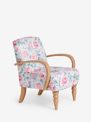 Laura Ashley Wild Roses Soft Natural Randell Accent Chair - Image 5 of 8