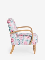 Laura Ashley Wild Roses Soft Natural Randell Accent Chair - Image 6 of 8