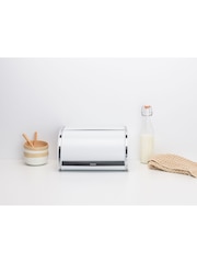 Brabantia White Roll Top Bread Bin Medium - Image 4 of 4