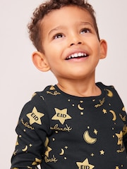 Black/Gold Eid Single Pyjamas (9mths-12yrs) - Image 4 of 6