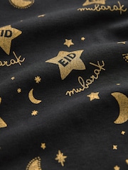 Black/Gold Eid Single Pyjamas (9mths-12yrs) - Image 6 of 6