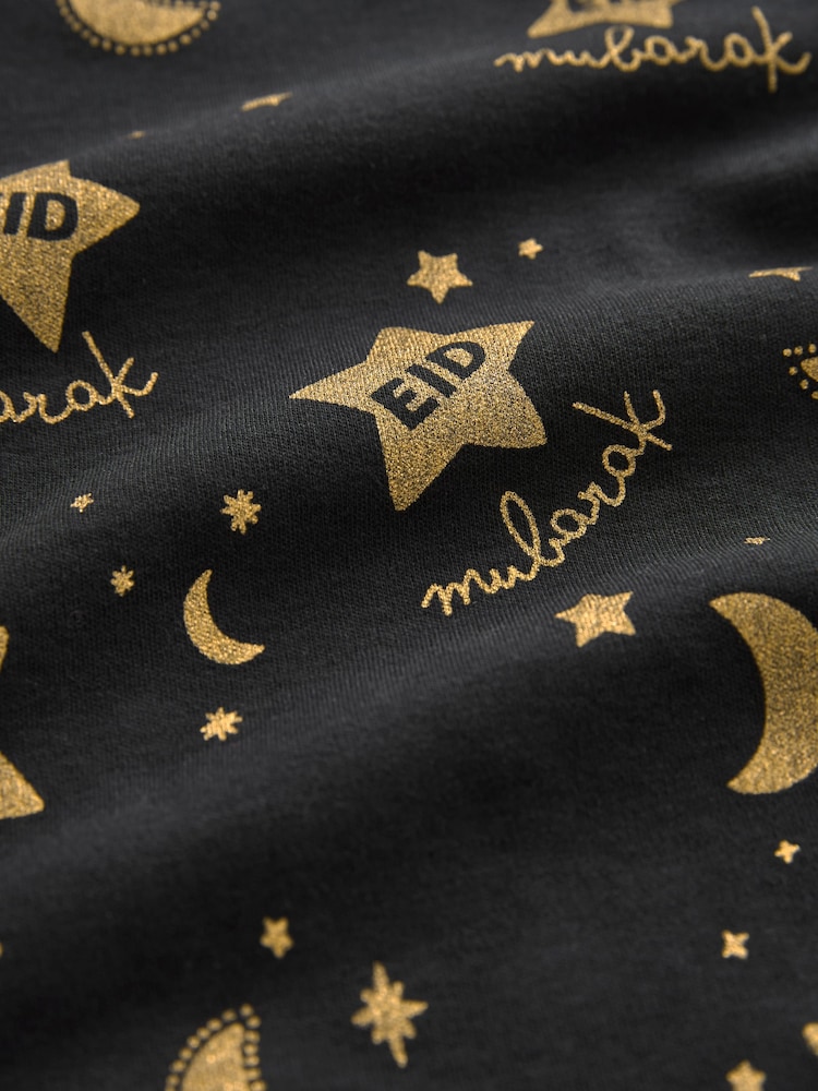 Black/Gold Eid Single Pyjamas (9mths-12yrs) - Image 6 of 6 Black/Gold Eid Single Pyjamas (9mths-12yrs) - Image 6 of 6