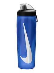 Nike Dark Blue Refuel Locking Lid 710ml Water Bottle - Image 1 of 4